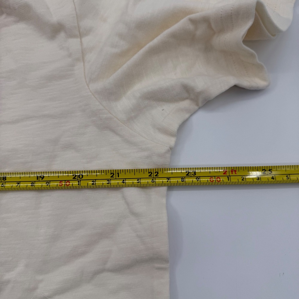 Mitchell & Ness Heritage SS Slub Tee Vintage Logo Cream Mens L FC8332-MNNCRSC - Picture 7 of 8